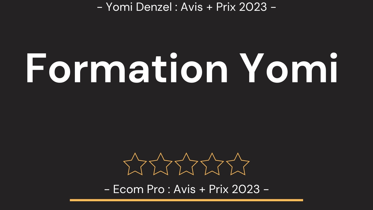 Formation Yomi Denzel Prix Formation Facebook Ads 2022